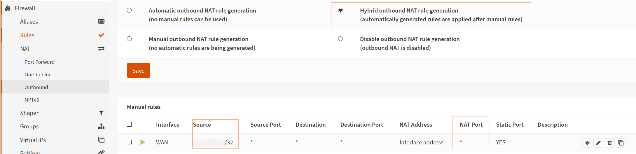 OPNSense Static Port Mapping